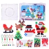 10mm Patchwork Bean Set, Christmas and Easter large Patchwork Bean Handmade diy toy, Patchwork Bean Hot melt Bean Specification image